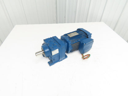 Sew Eurodrive R37 DRN80M4 Inline Gearmotor 1Hp 230/460V 3PH 24.42 Ratio 72rpm