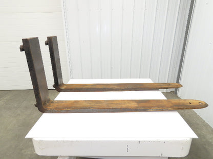 6x60" Class 3 Steel Forklift Forks 20" Carriage 1-Pair