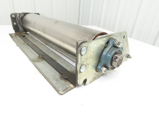 Automotion 5"x 22.5" Crowned Tail Pulley Assy for 24" Belt Conveyor w/Bearings