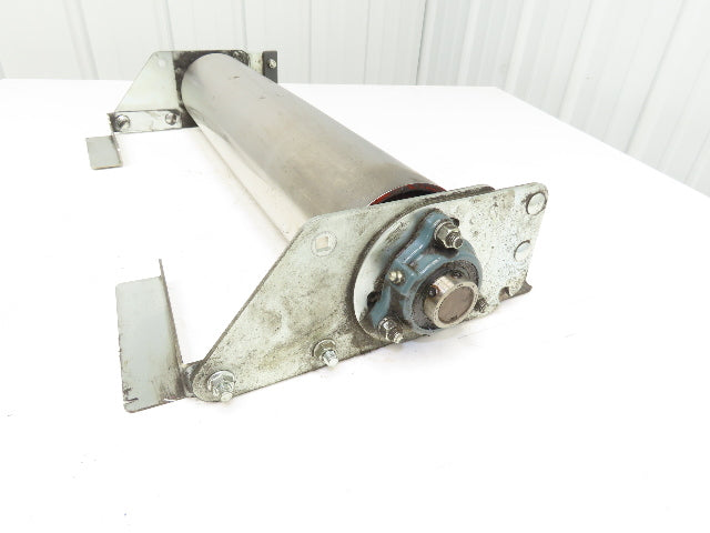 Automotion 5"x 22.5" Crowned Tail Pulley Assy for 24" Belt Conveyor w/Bearings