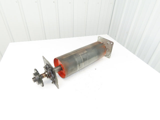 Hytrol 6"x 16.5" Center Drive Pulley for 22" Conveyor 1-1/2" Shafts w/Bearings