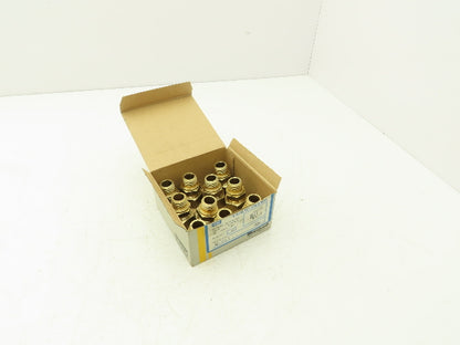 Parker GE18LRMS Male Stud Connector 18mm Tube x 1/2" BSPP Lot of 10