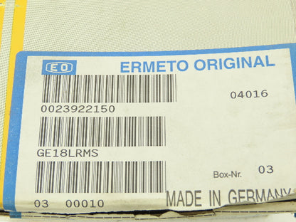 Parker GE18LRMS Male Stud Connector 18mm Tube x 1/2" BSPP Lot of 9