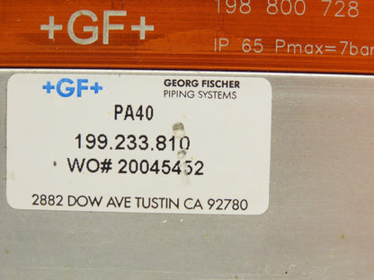GF George Fischer PA40 FC/FO Pneumatic Valve Actuator Single Acting 198 800 728