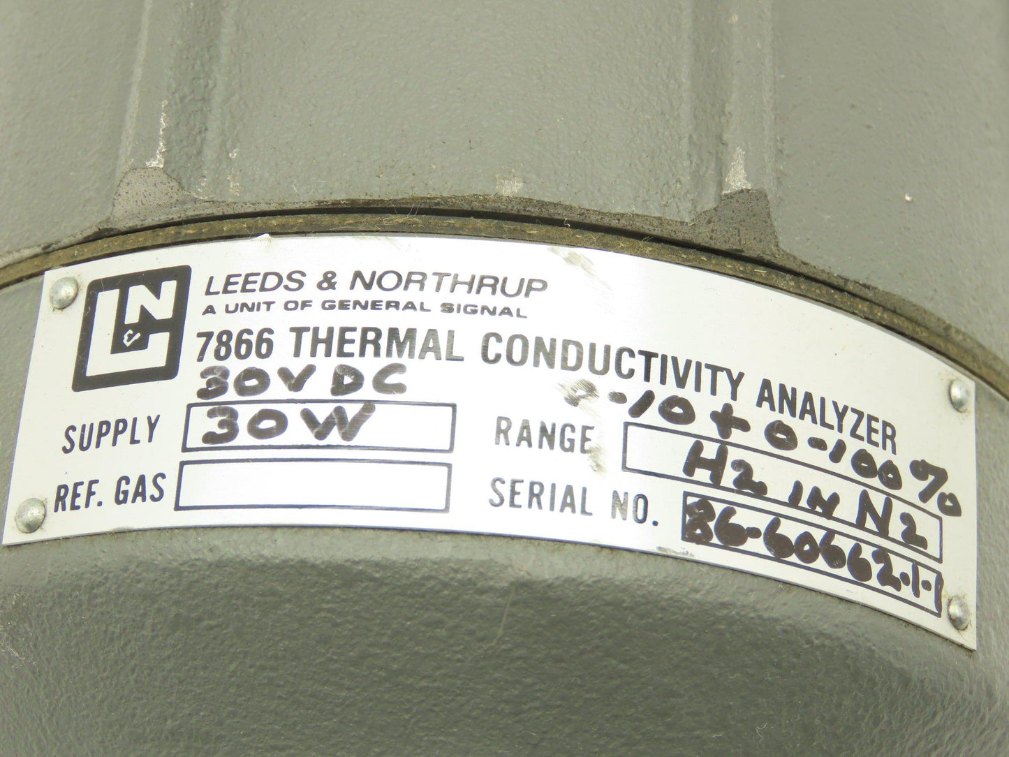 Leeds & Northrup 7866 Thermal Conductivity Analyzer 30W 30VDC