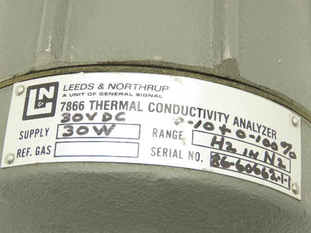 Leeds & Northrup 7866 Thermal Conductivity Analyzer 30W 30VDC