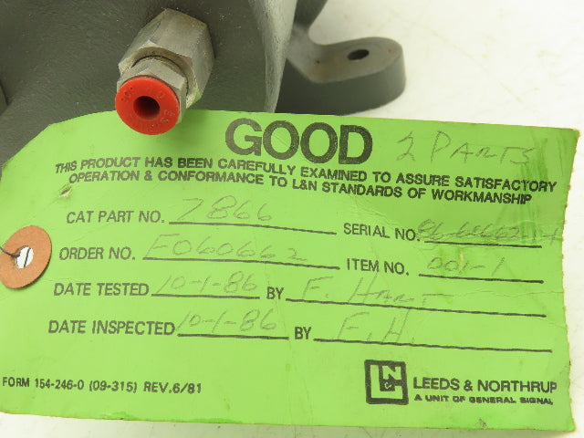 Leeds & Northrup 7866 Thermal Conductivity Analyzer 30W 30VDC