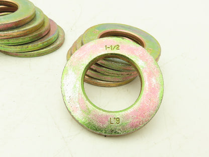Brighton Best 448026 L9 Tension Flat Washers Zinc Yellow Cr3 1-1/2" Lot of 10