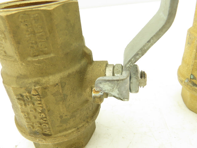 Apollo International PN30W-MOP5 Ball Valve Manual Quarter Turn 1" NPT Lot of 3