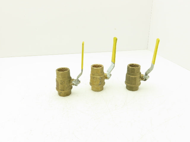 Apollo International PN30W-MOP5 Ball Valve Manual Quarter Turn 1" NPT Lot of 3