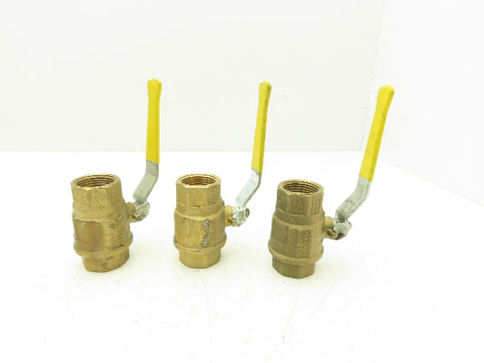 Apollo International PN30W-MOP5 Ball Valve Manual Quarter Turn 1" NPT Lot of 3