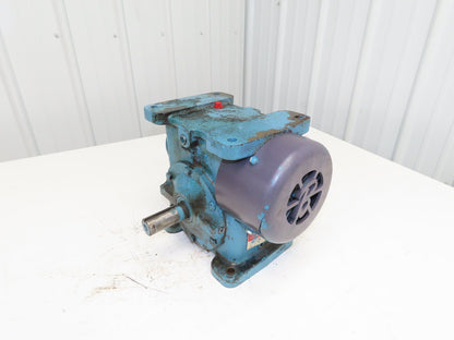 Browning 3000U1-LR10F Worm Gearbox 10:1 Reducer 5.54Hp 175rpm Dual Output