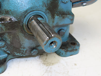 Browning 3000U1-LR10F Worm Gearbox 10:1 Reducer 5.54Hp 175rpm Dual Output