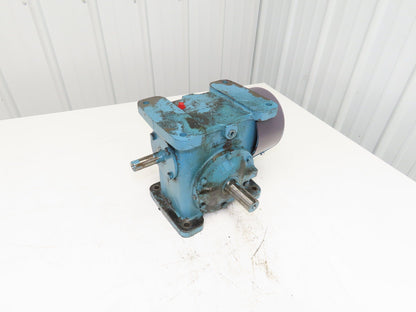 Browning 3000U1-LR10F Worm Gearbox 10:1 Reducer 5.54Hp 175rpm Dual Output