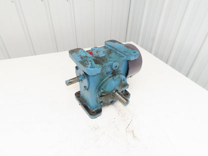 Browning 3000U1-LR10F Worm Gearbox 10:1 Reducer 5.54Hp 175rpm Dual Output