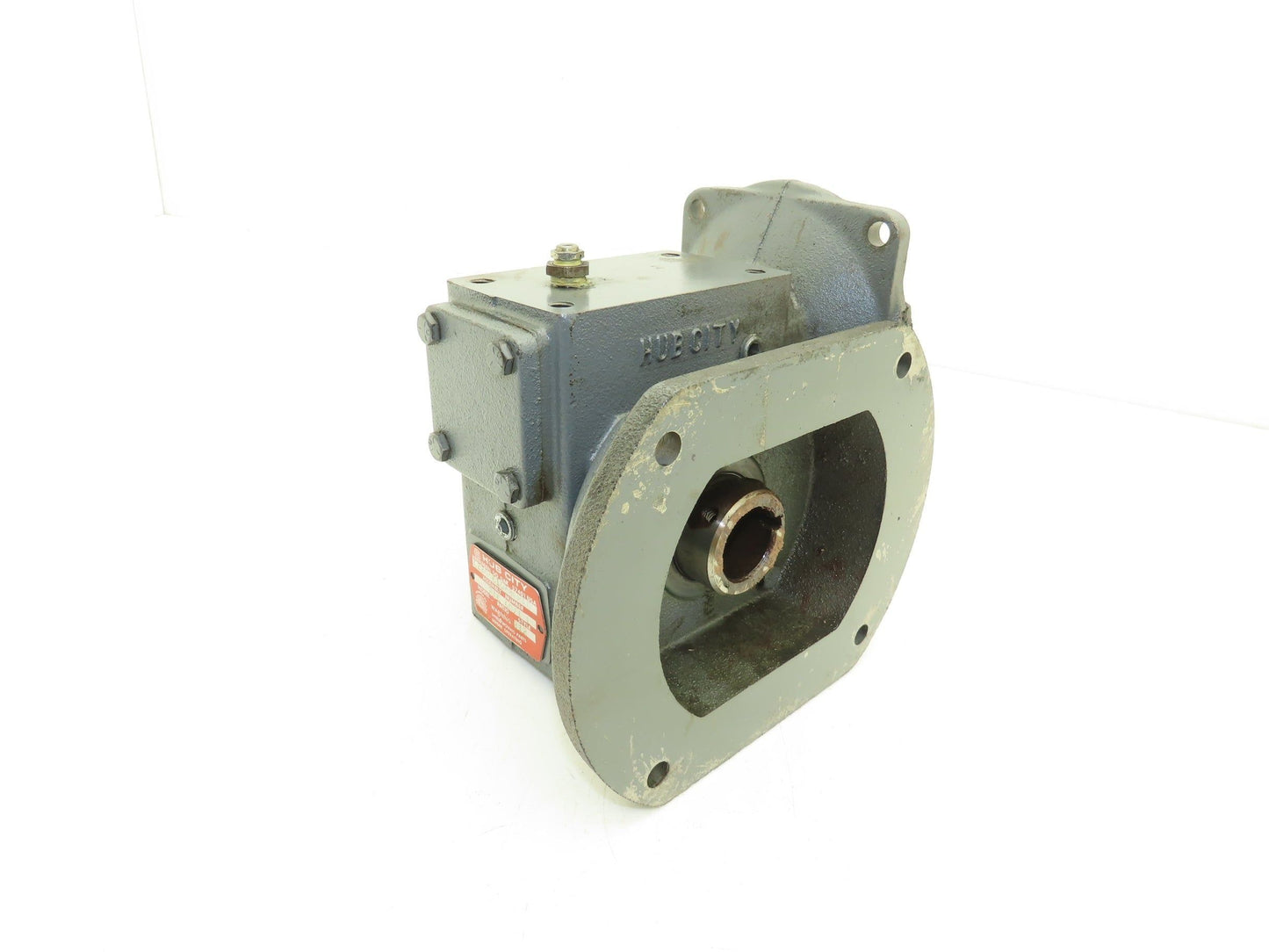 Hub City 216 Worm Gearbox 40:1 Reducer 1Hp 62.5rpm 56C Hollow Shaft 0220-61425
