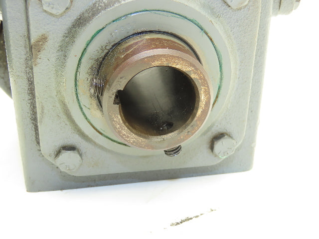 Hub City 216 Worm Gearbox 40:1 Reducer 1Hp 62.5rpm 56C Hollow Shaft 0220-61425