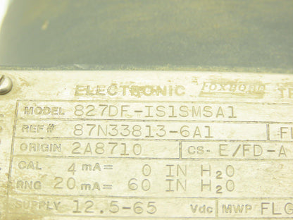 Foxboro 827DF-IS1SMSA1 Pressure Transmitter 3" CL150 Flange 12.5-65vdc