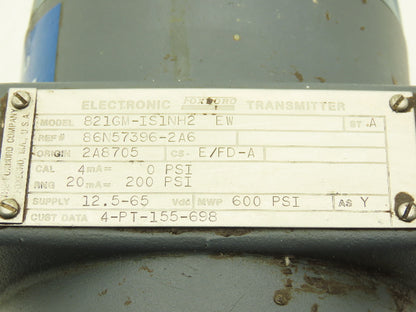 Foxboro 821GM-IS1NH2 Pressure Transmitter 1/2"NPT 12.5-65vdc