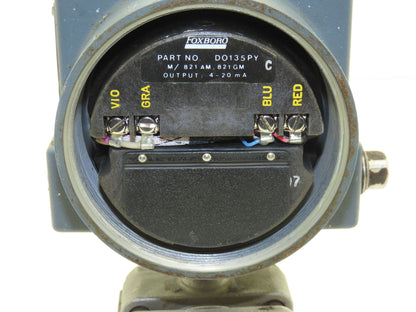 Foxboro 821GM-IS1NH2 Pressure Transmitter 1/2"NPT 12.5-65vdc