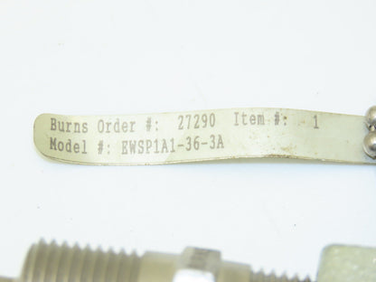 Burns Engineering EWSP1A1-36-3A Thermocouple 36" Probe Temperature Sensor
