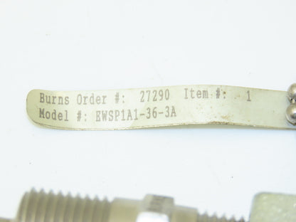 Burns Engineering EWSP1A1-36-3A Thermocouple 36" Probe Temperature Sensor