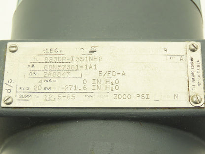 Foxboro 823DP-I3S1NH2 Electronic Pressure Transmitter 4-20mA = 271.6"H2O