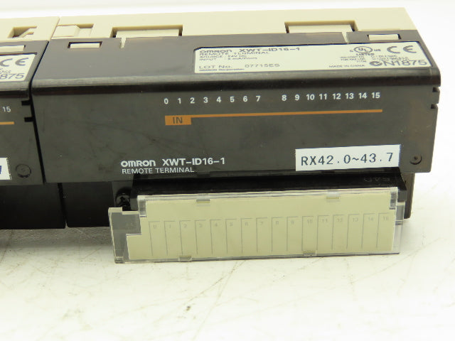 Omron DRT2-ID16-1 XWT-ID16-1 Remote Terminal PLC I/O Modules