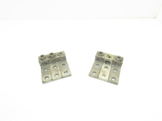 Burndy KAGU-2N Electrical Terminal Lug 600MCM 2AWG Range Connector Lot of 6