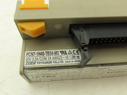 Toyogiken PCN7-1H40-TB34-M2 Terminal Block 34/40-Pin 50V 0.5A