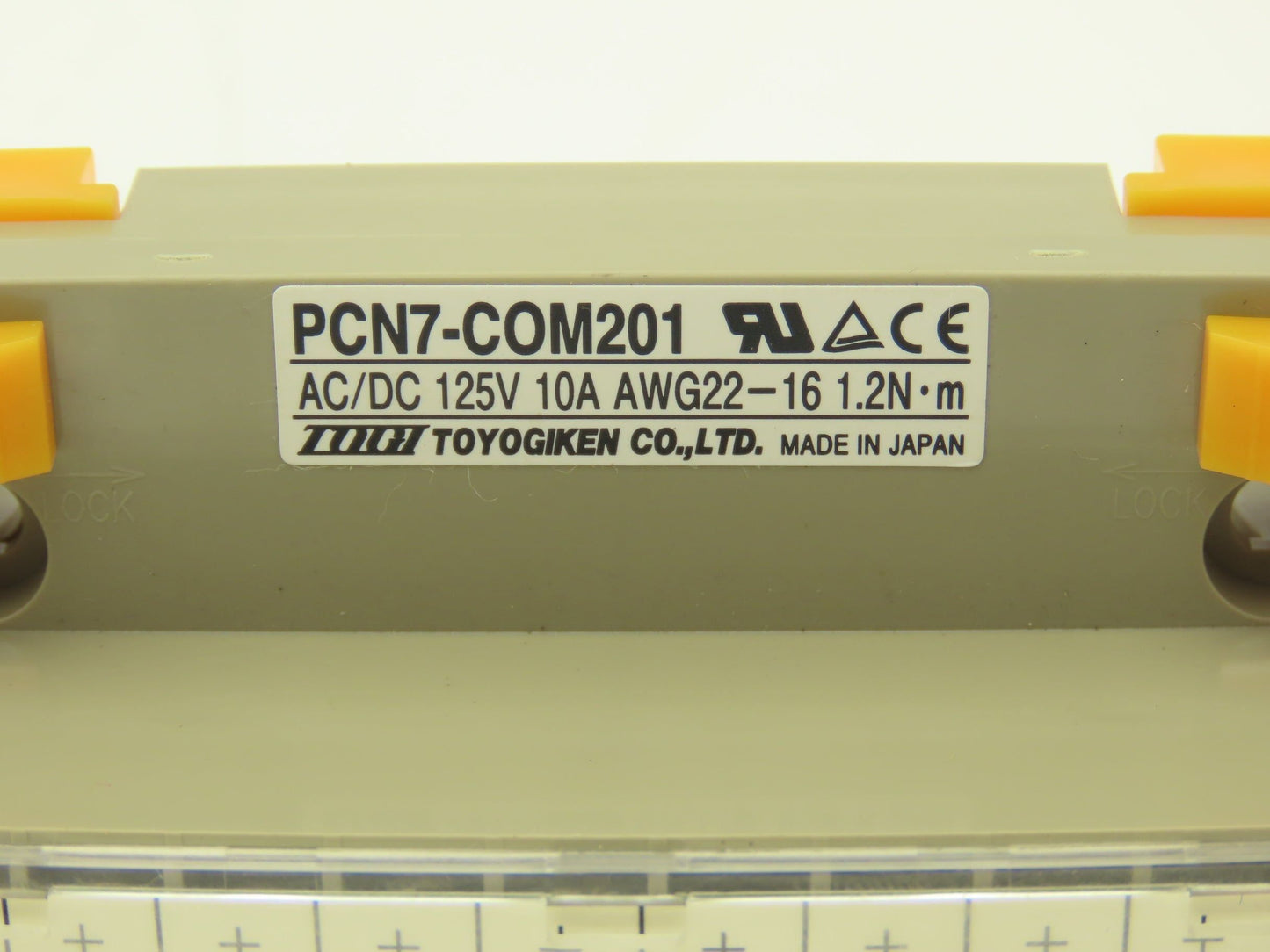 Toyogiken PCN7-COM201 Terminal Block Connector 20-Pin 125V 10A