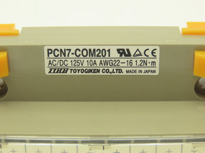 Toyogiken PCN7-COM201 Terminal Block Connector 20-Pin 125V 10A