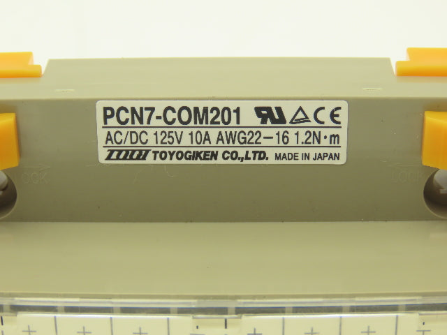 Toyogiken PCN7-COM201 Terminal Block Connector 20-Pin 125V 10A