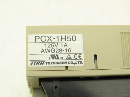Toyogiken PCX-1H50 Terminal Block Connector 50-Pin 125V 1A 16-28AWG