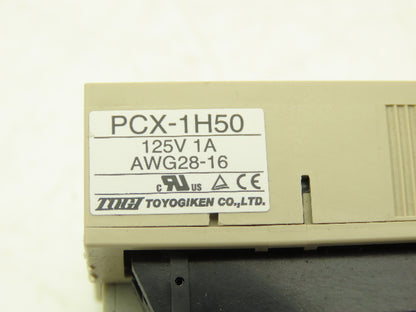 Toyogiken PCX-1H50 Terminal Block Connector 50-Pin 125V 1A 16-28AWG