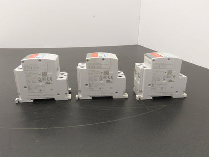 Fuji Electric CP30FM-2P001 Circuit Breakers 250VAC 125VDC 1A 2-Pole Lot of 3