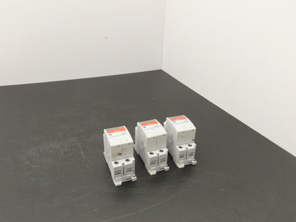 Fuji Electric CP30FM-2P001 Circuit Breakers 250VAC 125VDC 1A 2-Pole Lot of 3