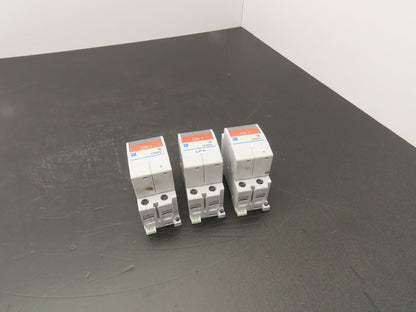 Fuji Electric CP30FM-2P001 Circuit Breakers 250VAC 125VDC 1A 2-Pole Lot of 3