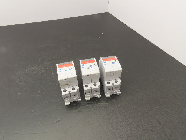 Fuji Electric CP30FM-2P001 Circuit Breakers 250VAC 125VDC 1A 2-Pole Lot of 3