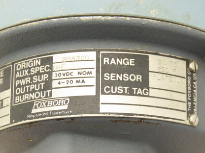 Foxboro F94-Q30L Temperature Transmitter 50-250° 30vdc