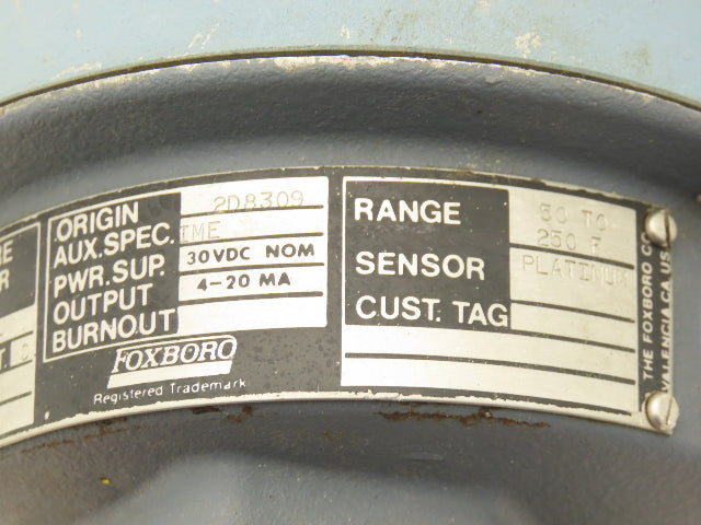 Foxboro F94-Q30L Temperature Transmitter 50-250° 30vdc