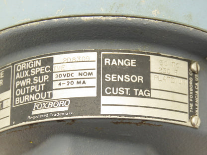 Foxboro F94-Q30L Temperature Transmitter 50-250° 30vdc