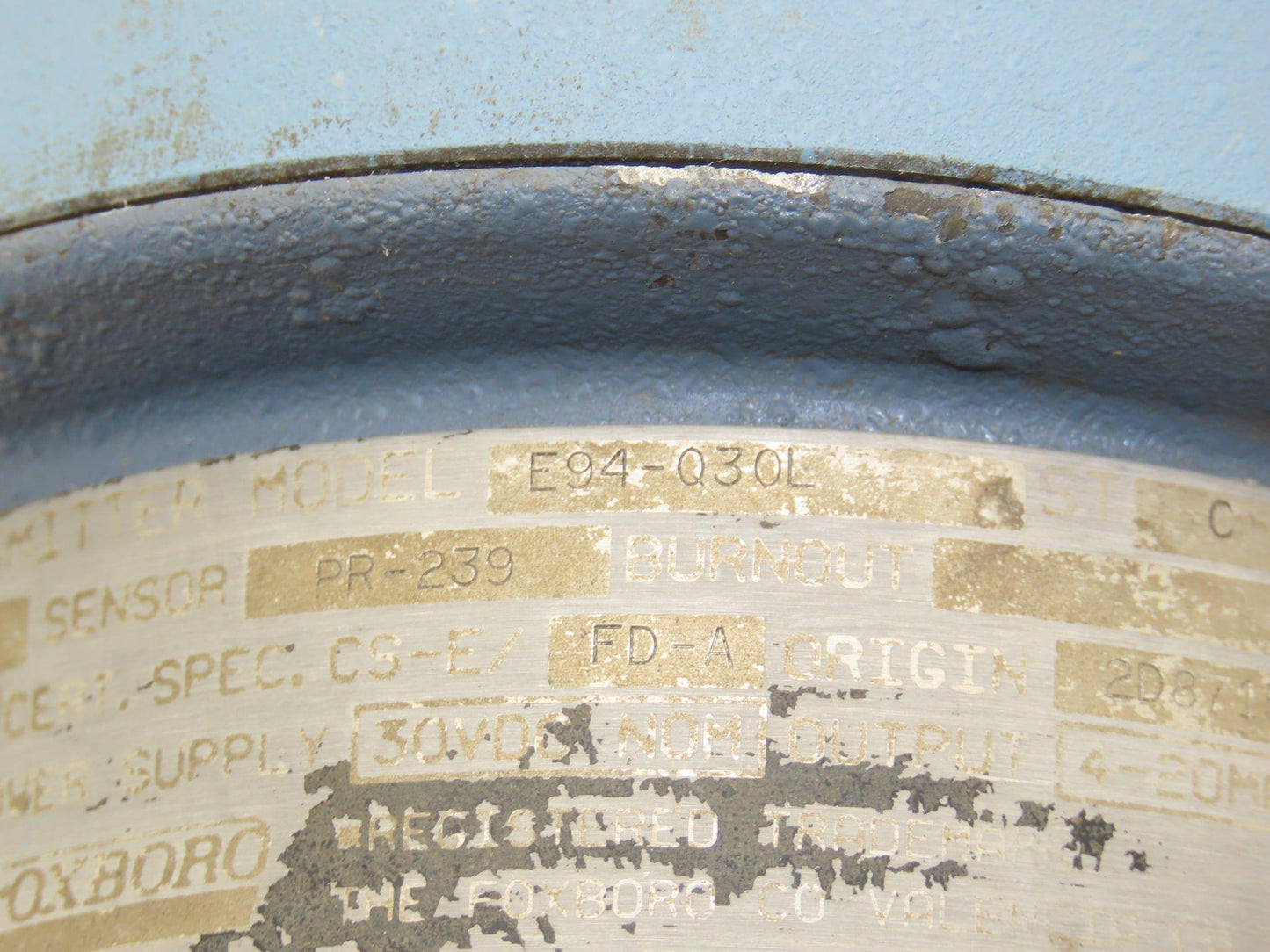 Foxboro E94-Q30L Temperature Transmitter 50-250° 30vdc