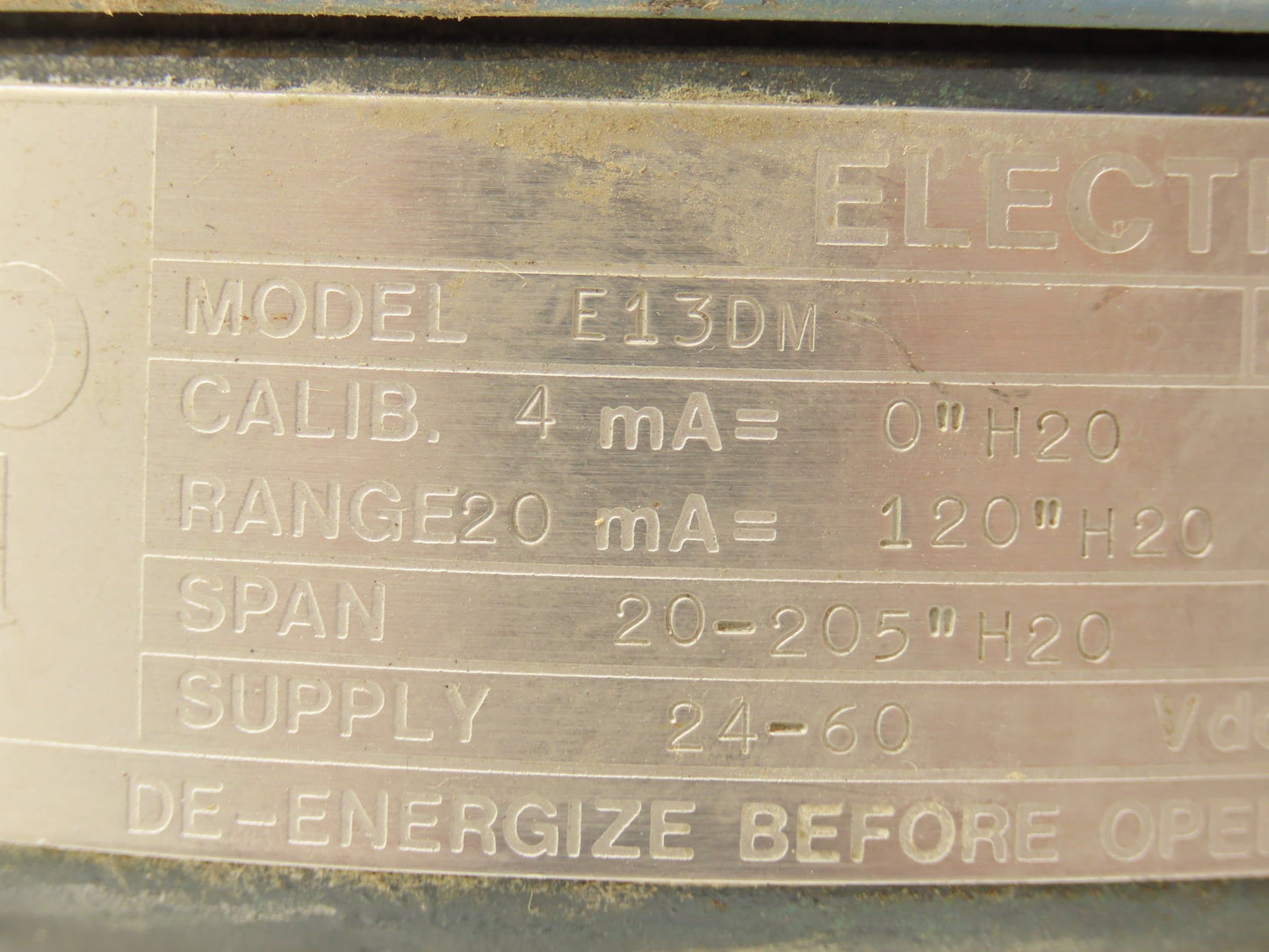 Foxboro E13DM Electronic Pressure Transmitter 24-60vdc 2000psi