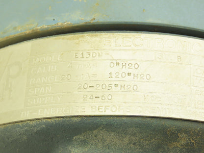 Foxboro E13DM Electronic Pressure Transmitter 24-60vdc 2000psi