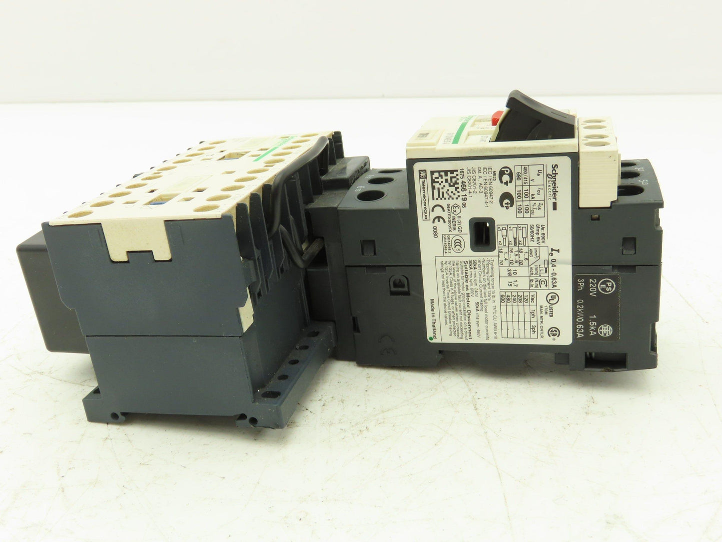 Schneider Electric LP5K0601BW3 Reversing Contactor 600V 3Ph 0.4-0.63A Coil 24VDC