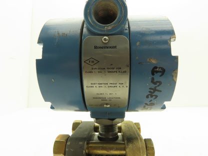 Rosemount 1151GP6E22B2 SMART Gauge Pressure Transmitter 0-100PSI 45VDC
