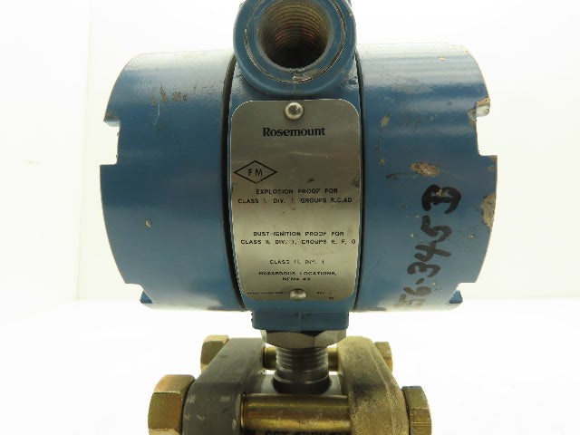 Rosemount 1151GP6E22B2 SMART Gauge Pressure Transmitter 0-100PSI 45VDC
