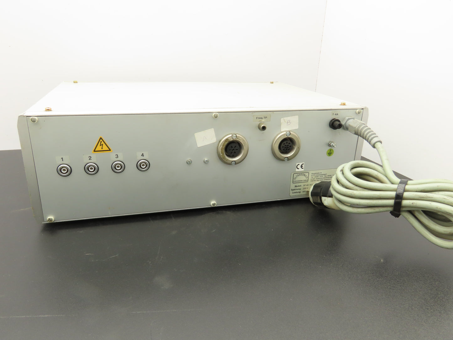 Ultrasonics Steckmann SP 40 / 4-f. Amplifier 230V 800W 4.5A