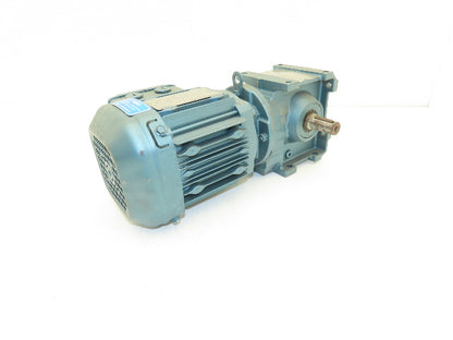 Sew Eurodrive DRS71S4 Gearmotor 63.33 Ratio 27rpm .25Hp 230/460V RH Output